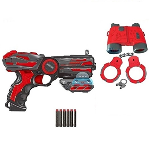 ست تفنگ اسباب بازی با دوربین و دستبند Soft Bullet Gun Toy_اسباب بازی